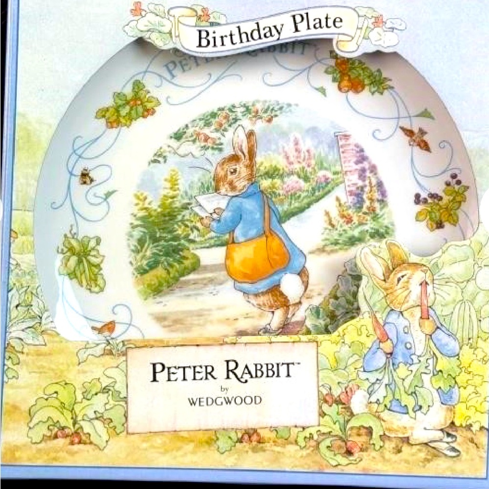 Wedgewood 1999 Peter Rabbit 8’’ Birthday Plate